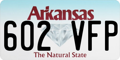 AR license plate 602VFP