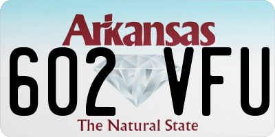 AR license plate 602VFU