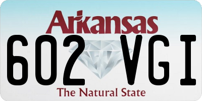 AR license plate 602VGI