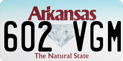 AR license plate 602VGM