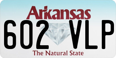 AR license plate 602VLP
