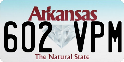 AR license plate 602VPM