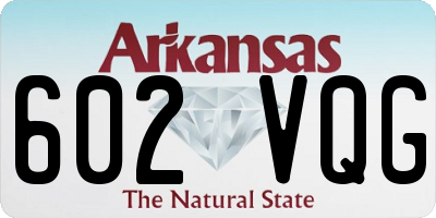 AR license plate 602VQG