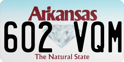 AR license plate 602VQM