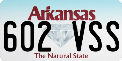 AR license plate 602VSS