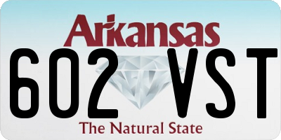 AR license plate 602VST