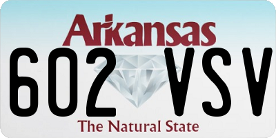 AR license plate 602VSV