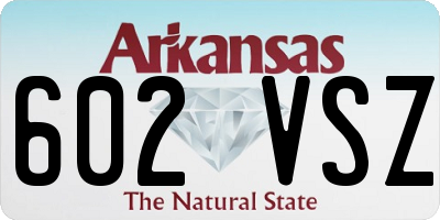 AR license plate 602VSZ