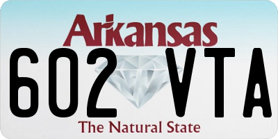 AR license plate 602VTA