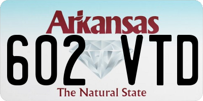 AR license plate 602VTD