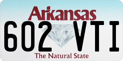 AR license plate 602VTI