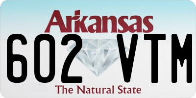 AR license plate 602VTM