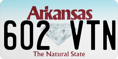 AR license plate 602VTN