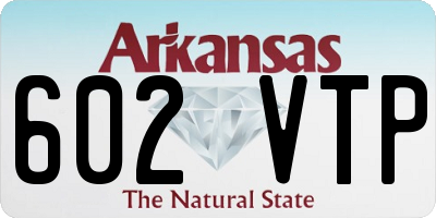 AR license plate 602VTP