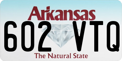 AR license plate 602VTQ