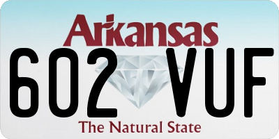 AR license plate 602VUF