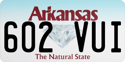 AR license plate 602VUI
