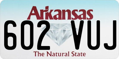 AR license plate 602VUJ