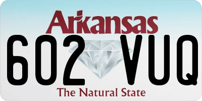 AR license plate 602VUQ