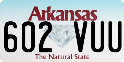 AR license plate 602VUU