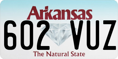 AR license plate 602VUZ