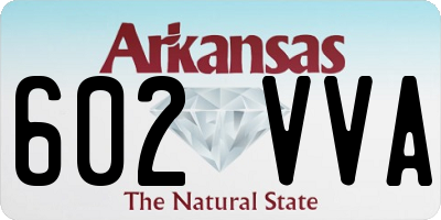 AR license plate 602VVA