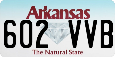 AR license plate 602VVB