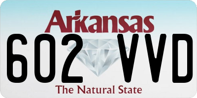 AR license plate 602VVD