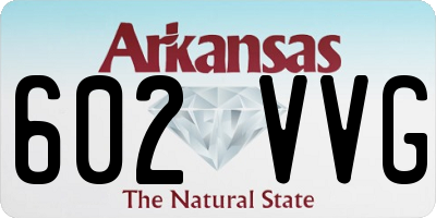 AR license plate 602VVG