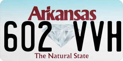 AR license plate 602VVH