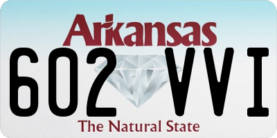 AR license plate 602VVI