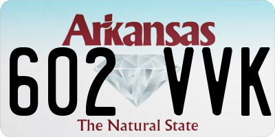 AR license plate 602VVK