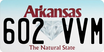 AR license plate 602VVM