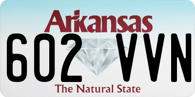 AR license plate 602VVN