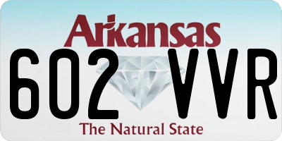 AR license plate 602VVR