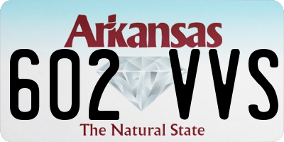 AR license plate 602VVS