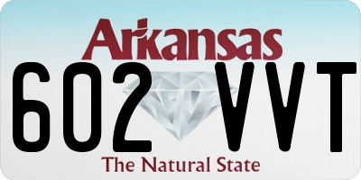 AR license plate 602VVT