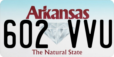 AR license plate 602VVU