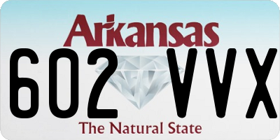 AR license plate 602VVX