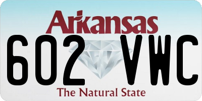 AR license plate 602VWC
