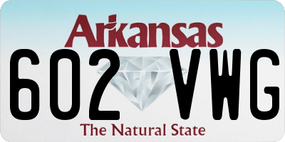 AR license plate 602VWG