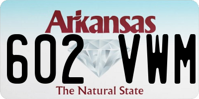 AR license plate 602VWM