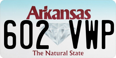 AR license plate 602VWP
