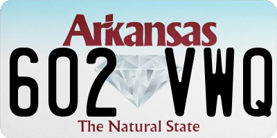 AR license plate 602VWQ