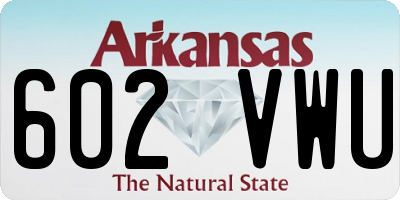 AR license plate 602VWU