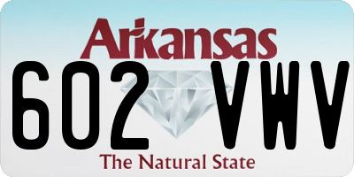 AR license plate 602VWV