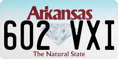 AR license plate 602VXI