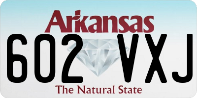 AR license plate 602VXJ