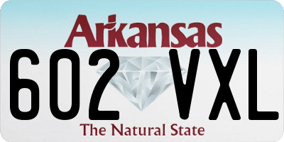 AR license plate 602VXL