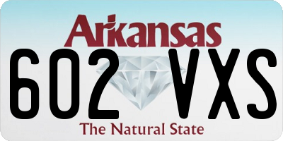 AR license plate 602VXS